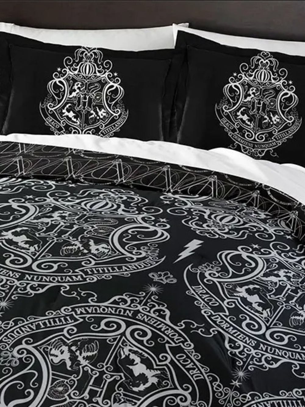 Harry Potter Reversible KING Duvet Cover Sham Set